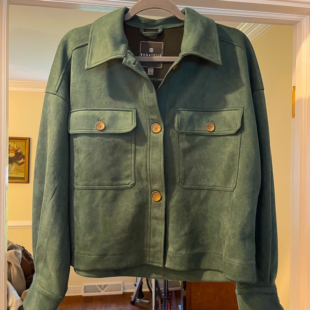 Faux Suede Shacket